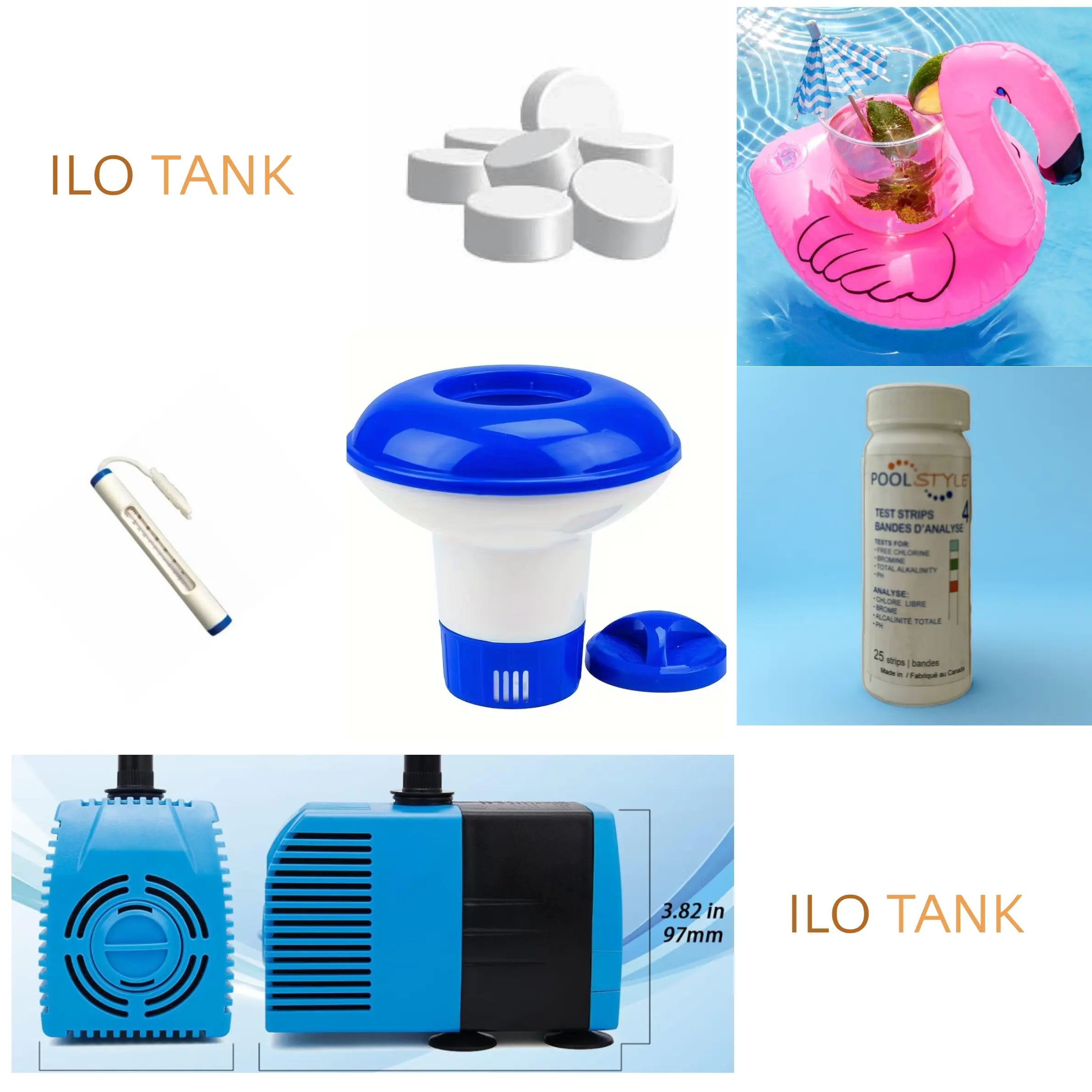 Stock Tank Pool Starting Kit and Pump