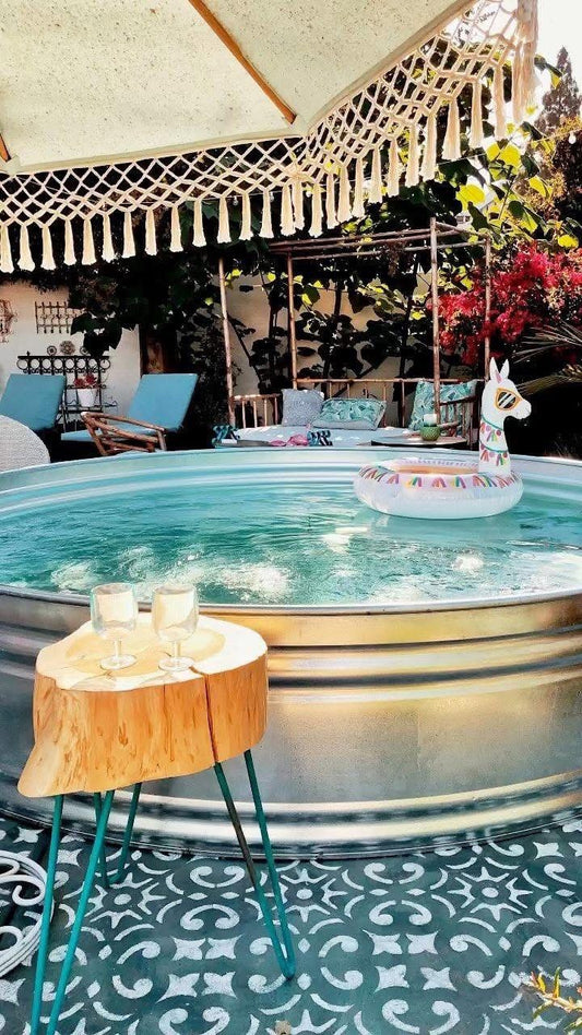 Stock tank pool 7'