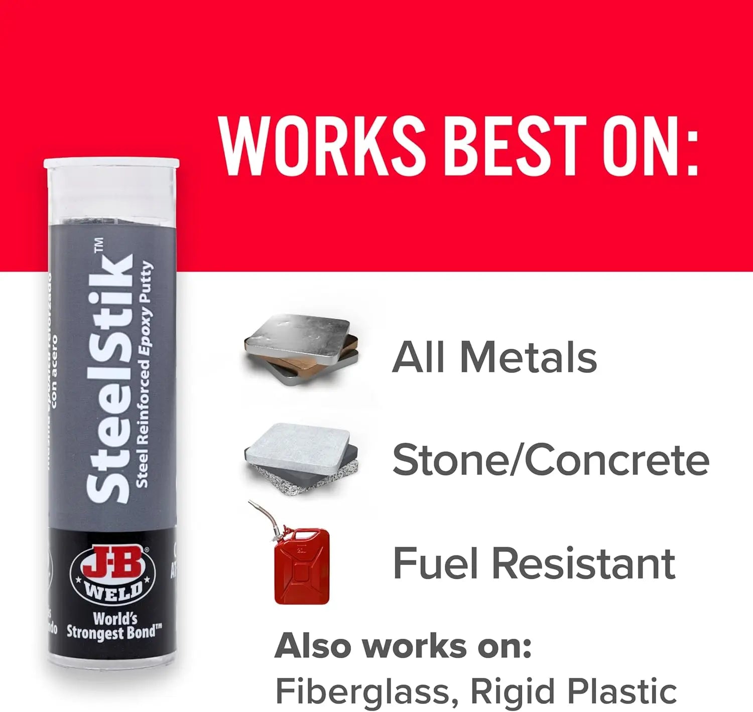 J-B Weld Steel Putty réparation du stock tank pool ILOTank