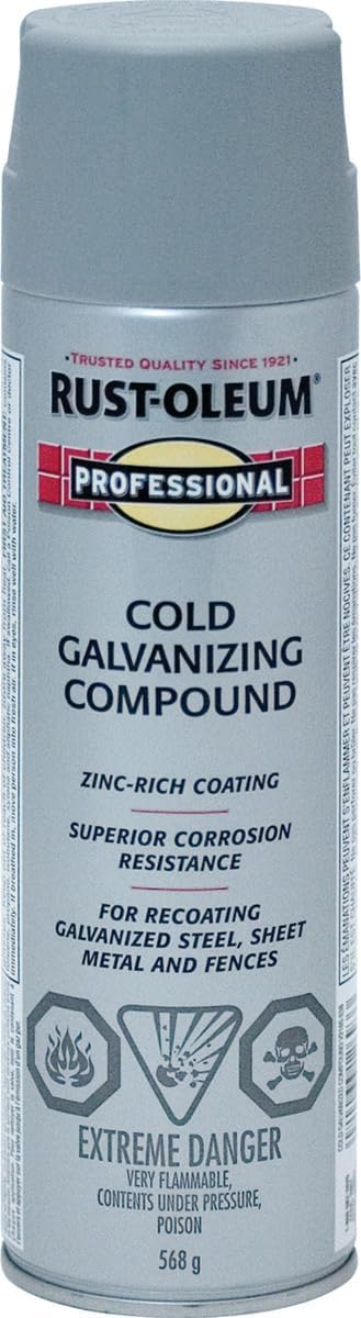Treatment Rust-Oleum Professional Cold Galvanizing Spray in Metal Silver